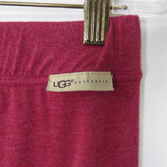 UGG Women's Raspberry Pink Red Leggings Medium Cozycore - Picture 4 of 6